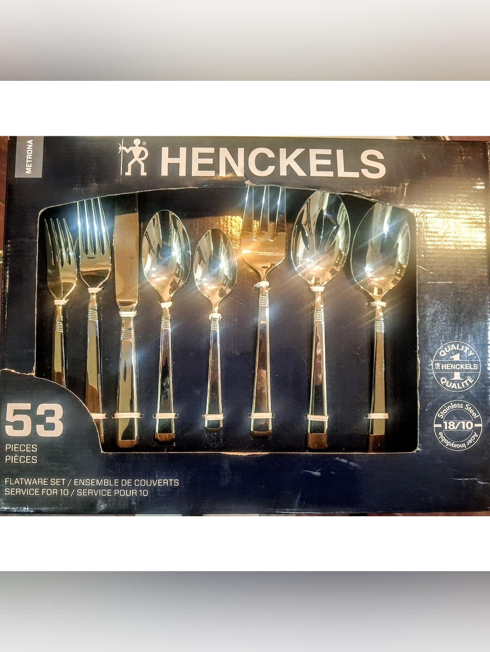 Henckels Metrona 53-piece flatware set